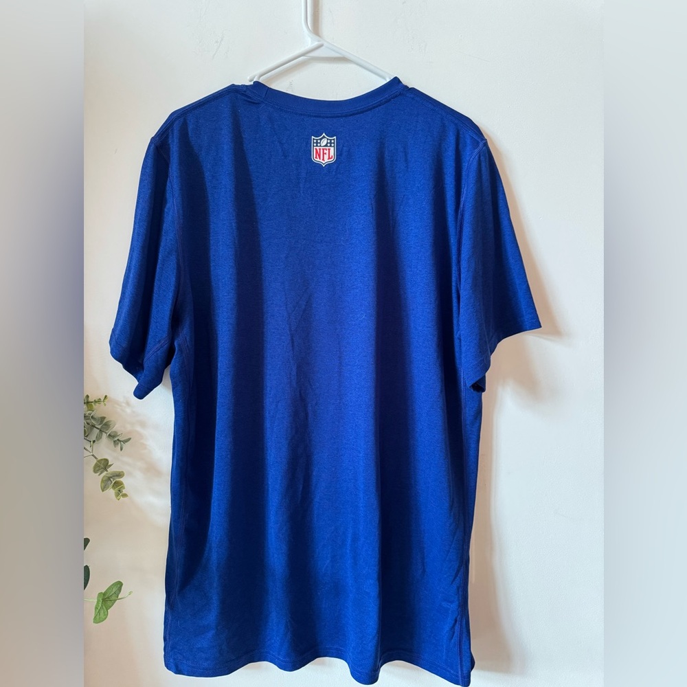 NY Giants Football NIKE Dri-Fit Blue Short Sleeve Tee Shirt Men’s XL - Picture 4 of 6